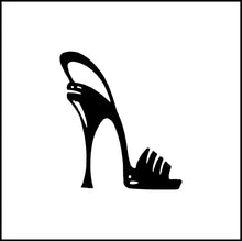 Load image into Gallery viewer, High Heel Stiletto Shoe Vinyl Decal
