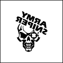 Load image into Gallery viewer, Skull Army Sniper Vinyl Decal
