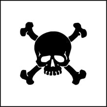 Load image into Gallery viewer, Skull And Cross Bones Vinyl Decal
