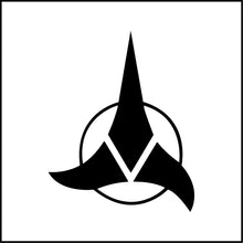 Load image into Gallery viewer, Klingon Emblem Star Trek Vinyl Decal/Sticker
