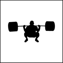 Load image into Gallery viewer, Weightlifter Dead Lift Vinyl Decal/Sticker
