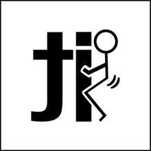 Load image into Gallery viewer, Fuck It Stickman Funny Vinyl Decal
