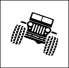 Load image into Gallery viewer, Jeep Tilted Vinyl Decal
