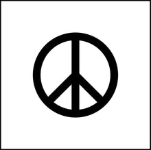 Load image into Gallery viewer, Peace Sign/ Symbol Vinyl Decal
