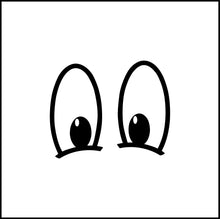 Load image into Gallery viewer, Cartoon Eyes Vinyl Decal
