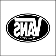 Load image into Gallery viewer, Vans Logo With Circle Vinyl Decal
