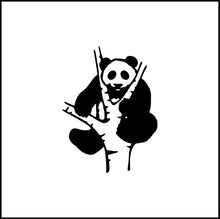 Load image into Gallery viewer, Panda Bear In Tree Vinyl Decal
