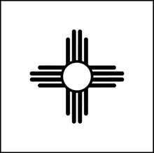 Load image into Gallery viewer, New Mexico Zia State Flag Symbol Vinyl Decal
