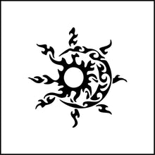 Load image into Gallery viewer, Tribal Sun And Moon Mash Up Vinyl Decal
