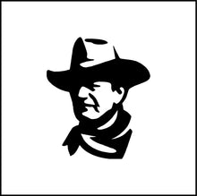 Load image into Gallery viewer, John Wayne Portrait Vinyl Decal
