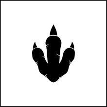 Load image into Gallery viewer, Dinosaur Track/Print Vinyl Decal
