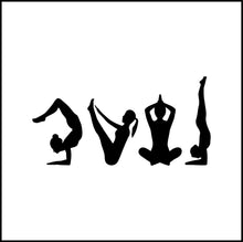 Load image into Gallery viewer, Love Yoga Vinyl Decal
