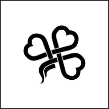 Load image into Gallery viewer, Celtic Shamrock Three Leaf Clover Vinyl Decal
