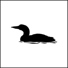 Load image into Gallery viewer, Loon In Water Vinyl Decal
