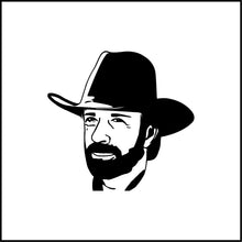 Load image into Gallery viewer, Chuck Norris Portrait Vinyl Decal
