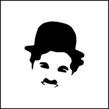 Load image into Gallery viewer, Charlie Chaplin Portrait Vinyl Decal
